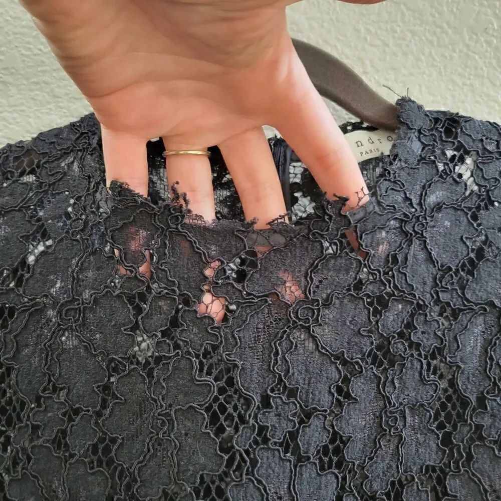 SANDRO lace top size 1 S - Picture 4 of 13